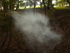 Ondrej Chmel Photography | Colourful Mist | Metal wires, pulleys, strings and white smoke bomb, July