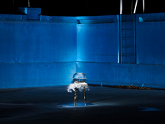 Ondrej Chmel Photography | Truth And The Other Myths | FreeDome / Pool, table, cloth, acquarium, water, golden fish